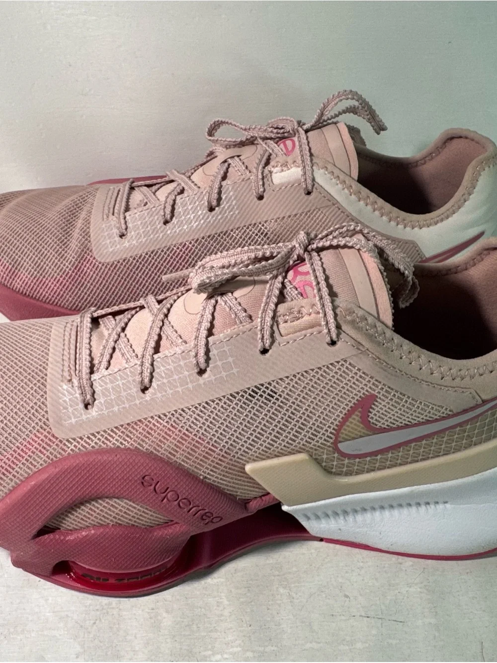 Nike Air Zoom SuperRep 3 Pink Oxford Women's  Size 8 EUC!